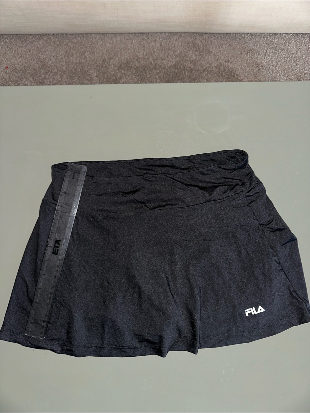Fila Black Women's Active Skort with Logo
